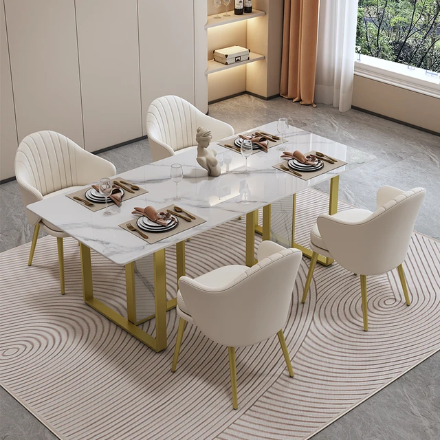 Sedie moderne da ristorante nordico cuscino da pranzo sedie da pranzo  ergonomiche morbide e minimaliste schienale di lusso Beige mobili Sillas -  AliExpress