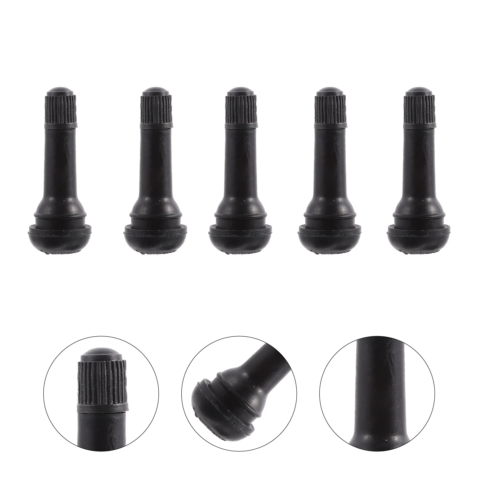 

10 Pcs Tubeless Valve Tire Valves Cap Car Stem Caps Tires TR414 Rubber Tapa De Valvula Para Llantas