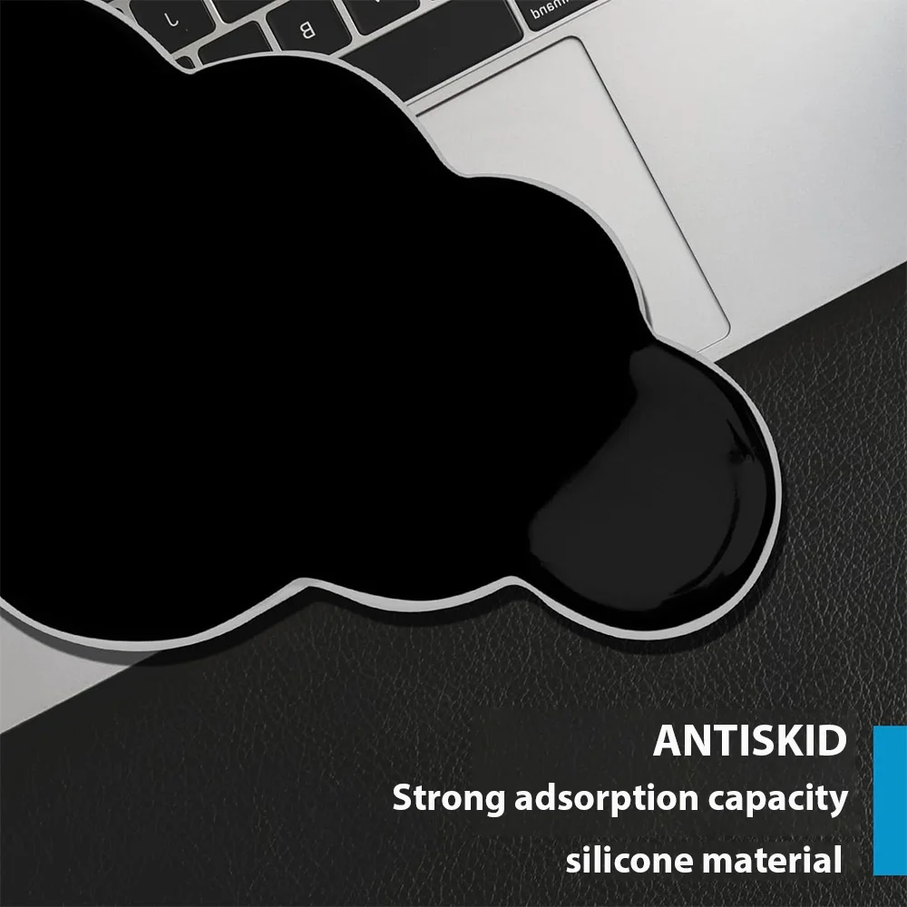 Tapis De Souris Dégradé Et Clavier En Forme De Nuage, Repose-poignet En Caoutchouc Antidérapant Pour Bureau, Accessoires De Souris De Jeu