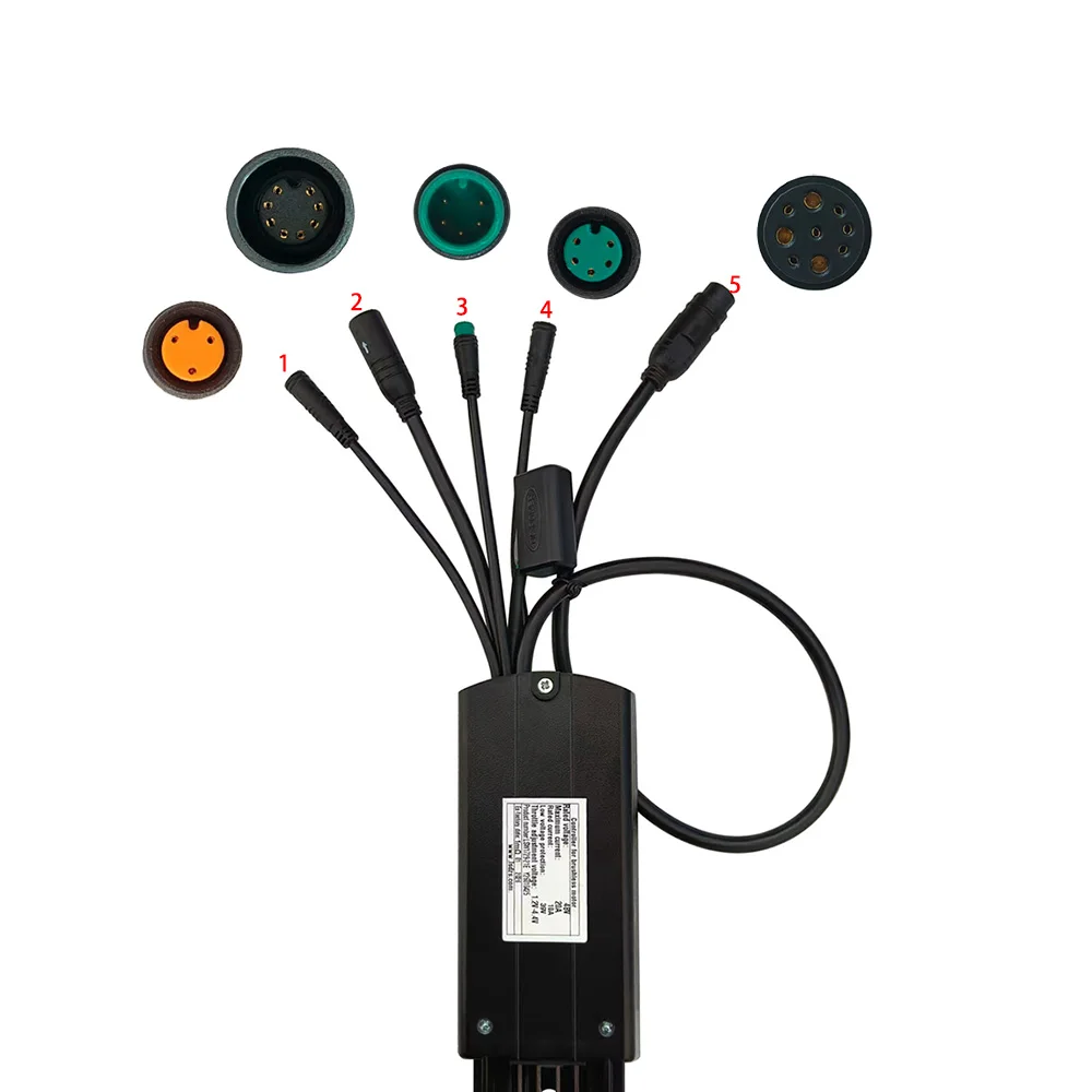 전기 자전거 브러시리스 모터 컨트롤러 LSW1729-21E 48V 10A 전기 스쿠터 MTB 팻 바이크 액세서리 속도 컨트롤러