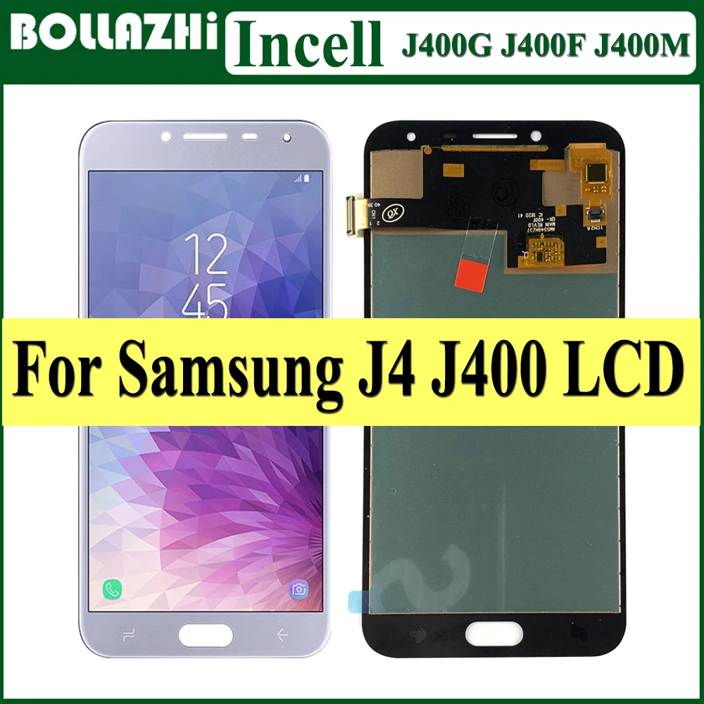 Incell-pantalla LCD con digitalizador táctil para móvil, piezas de repuesto  para Samsung Galaxy J4 2018, J400, J400F, J400G/DS, SM-J400F _ - AliExpress  Mobile