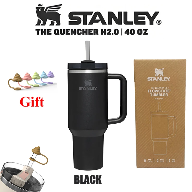 40oz Stanley Adventure Quencher Tumbler With Handle Stainless Steel 40 Oz  Water Bottle Vacuum Insulated Travel Cup Dropshipping - AliExpress