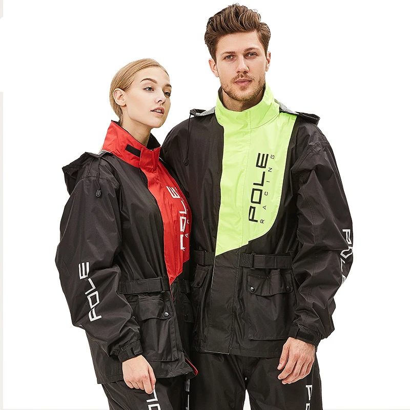 Pole Motorcycle rain suits coats Moto Waterproof raincoat motorcyclist rain follows umbrella motorbike mobility scooter cover