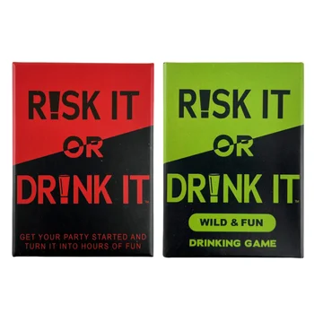 Risk It Or Drink It Jeu de cartes Jeu de boissons Pregame Dares 1