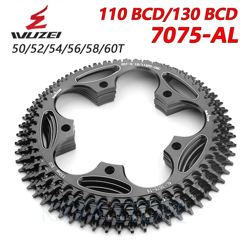 Oval Chainring 110 Bcd AL7075 Road Bike Chainring - 75T TT
