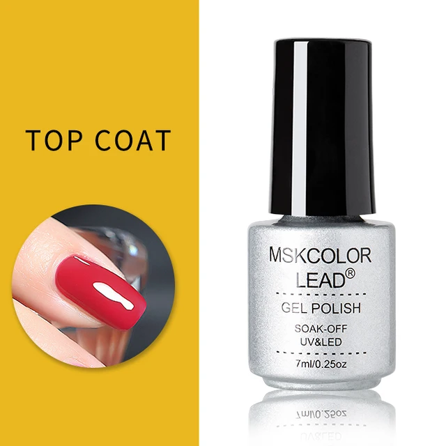 MSK Color Lead Nail Gel Polish 7ml Nail Gel Polish Colorful Glass