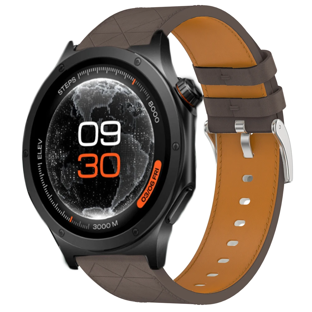 Premium 22mm Leather Watch Strap - Universal Fit Watchband