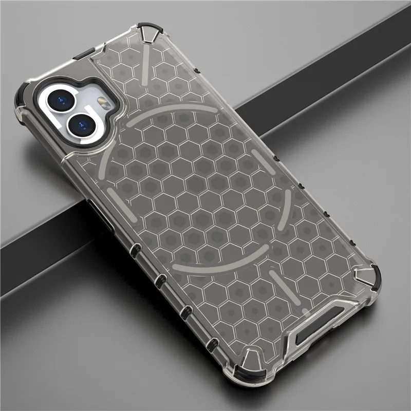 Shockproof Honeycomb Hard PC Protective Bumper Case, 6.7-Inch