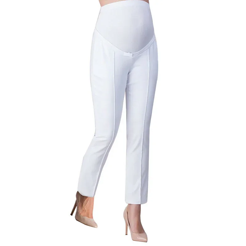 Women's Pants Stomach Pregnant Women's Trousers Elastic Belly Protection Maternity Pregnant Pants Trousers Pencil Pants 6