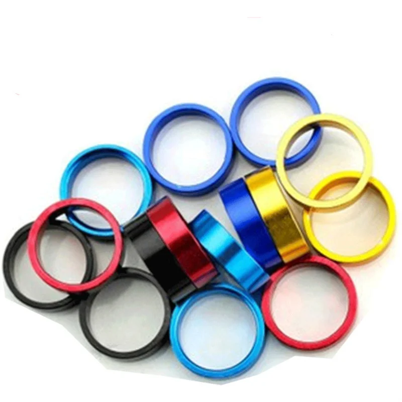 3 Pcs Aluminum Alloy Bike Headset Washer Mountain Bicycle Front Fork