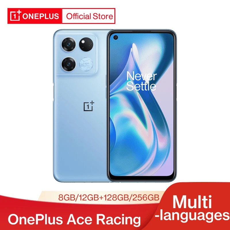 

OnePlus Ace Racing Edition Multi Languages MTK Dimensity 8100 MAX 120Hz Display 5000mAh 67W SuperVooc Charge Android