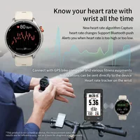 IGPSPORT LW10 Français cyclisme montre de course sport GPS localisation Route Navigation appel moniteur de fréquence cardiaque AMOLED écran Fitness données 4