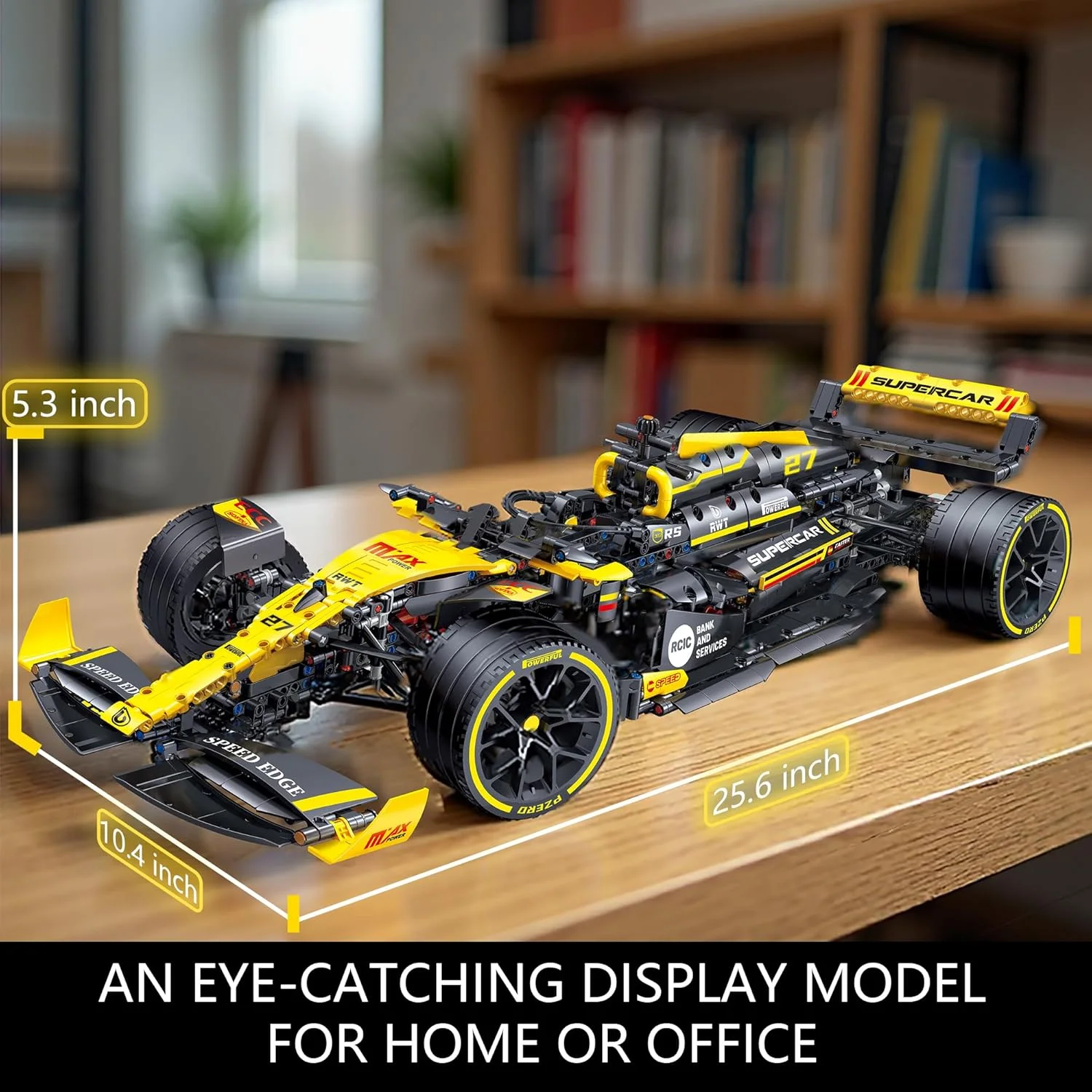 Super Racing JKC7205 1650pcs 1:8 F1 Racing Building Blocks