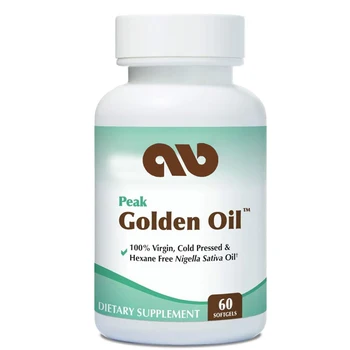 Peak Gold Oil Cold Pressed Organic Black Seed Oil Supplement - Promotes Digestive Health, Skin Nutrition, Joint Comfort