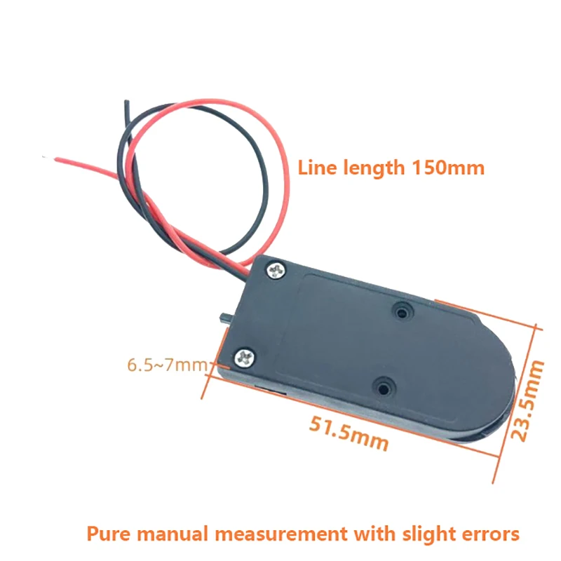 듀얼 슬롯 코인 셀 배터리 거치대 케이스 커버, ON-OFF 스위치 리드 와이어 포함, 6V 배터리 박스 DIY, CR2032 CR 2032 단추, 5 개