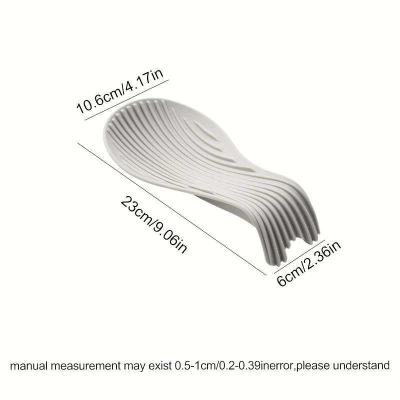 1Pc Silicone Spoon Rest Heat Resistant Placemat Drink Glass Coaster Tray Spoon Pad Eat Pot Holder Kitchen Accessories