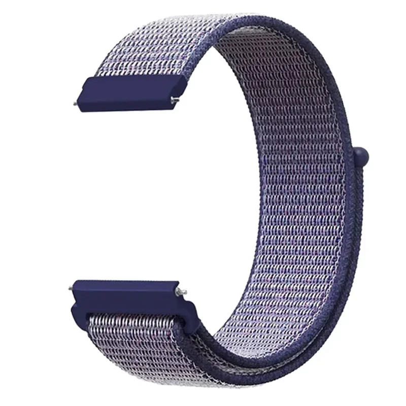 Adjustable Nylon Loop Strap, 22mm/20mm, Breathable and Durable Wristband Replacement Bracelet