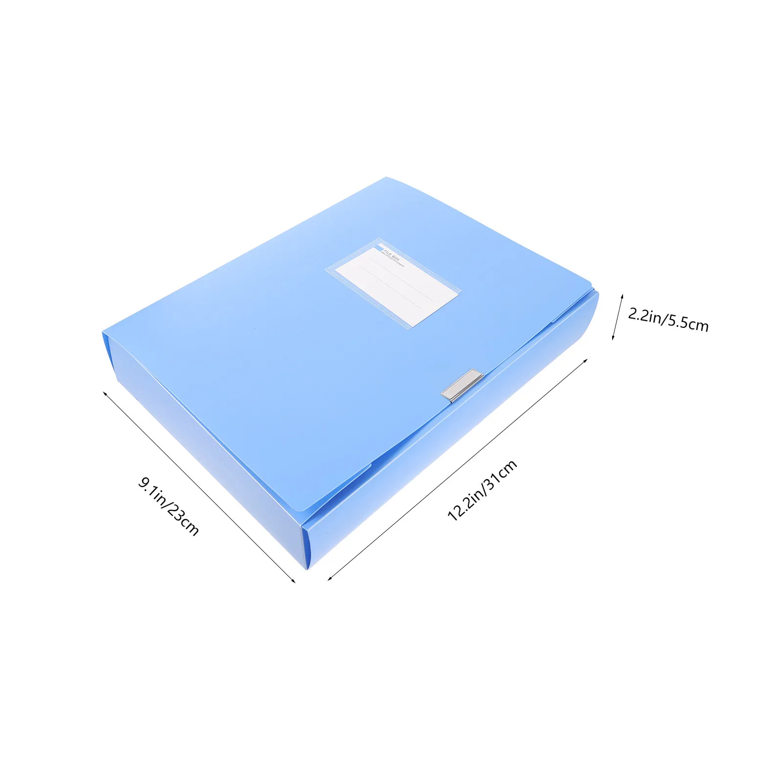 2Pcs 대용량 파일 상자 A4 문서 정리함 내마모성 PP 파일 폴더 케이스 사무실용 데스크탑 스토리지 솔루션