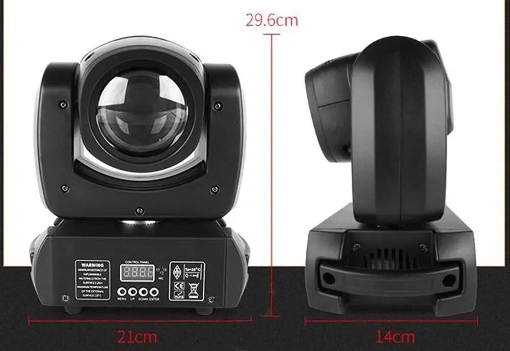 Moving Head LED 100W Beam DMX Light WIth 7 Colors 8 Gobos Rotating Prism Effect Sound Arrive For DJ Party Club Event 5