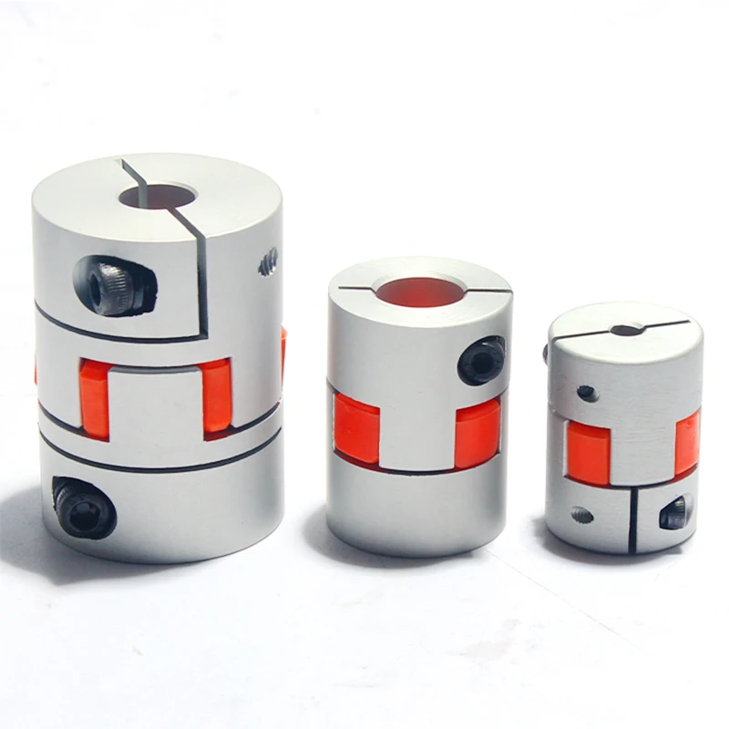Shaft Coupler Flexible Coupling Shaft Connector Promotion D20L25 Four Jaws Aluminium Plum Coupling Encoder CNC Stepper Motor Shaft Component Spider Flexible Coupler