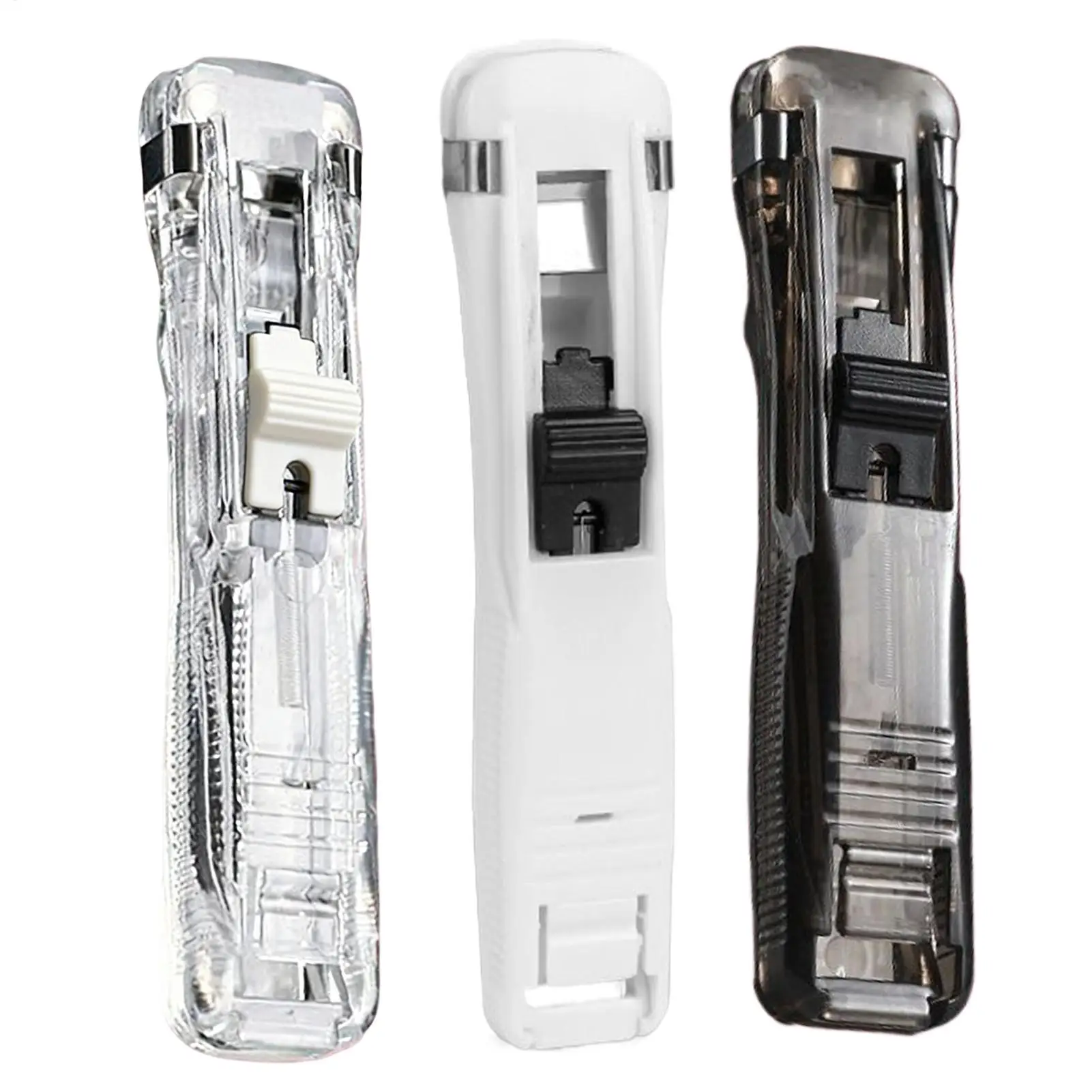 바인더 클립 스테이플러 휴대용 문서 바인딩 클램프 디스펜서 가정 학교 교실 데스크탑 용지용 바인더 클립 디스펜서