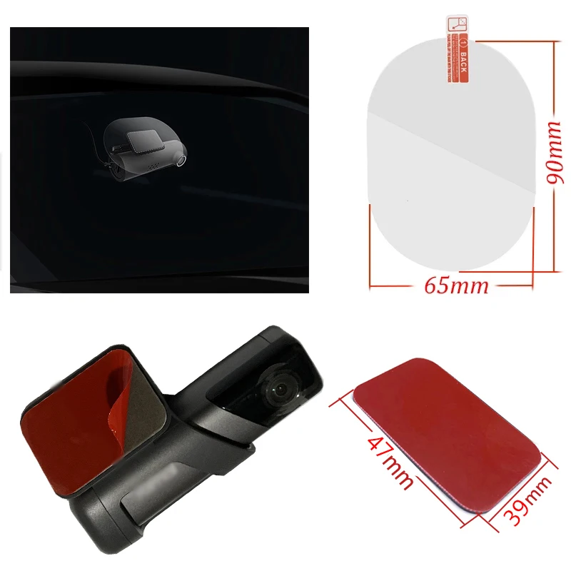 Für 70mai Dash Cam M500 Dash Cam Smart Aufkleber und Statische Aufkleber für 70mai M500 Auto DVR Aufkleber Halter 3 Stück – Detail 2