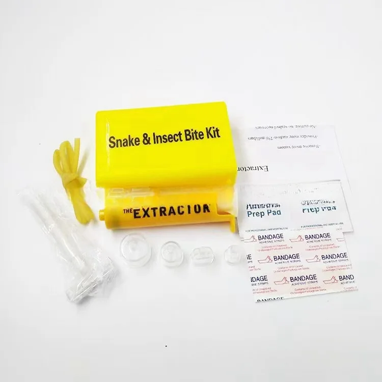 Camping Venom Extractor Snake Insect Bite First Aid Kit Outdoor Emergency Survival Rescue Venomous Bee Bite Vacuum Detox Pump first aid kit survival tool venom extractor