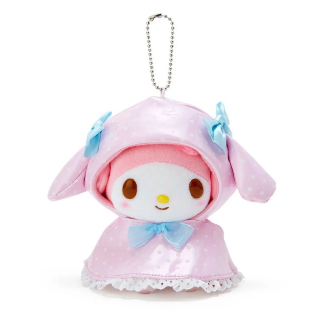 Sanrio Cross Dressing Raincoat Plush Keychain Ornaments Kawaii Bag Decor Pendant Cartoon Sanrio Accessories Toys For Kids Girl 4