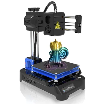 EasyThreed Mini 3D Printer Beginners Entry Level Low Noise Use PLA TPU 1.75mm Filament Printing Size 100x100x100mm
