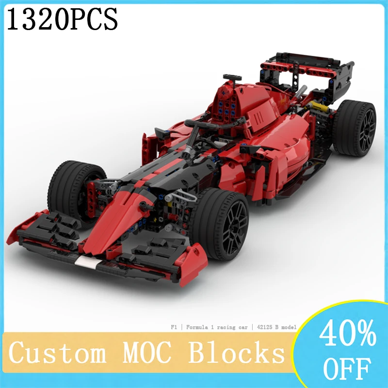 

Hot New Product 1:10 MOC Formula One Racing Moving Building Block Model 42125 B Section DIY Children's Toys Christmas Gift