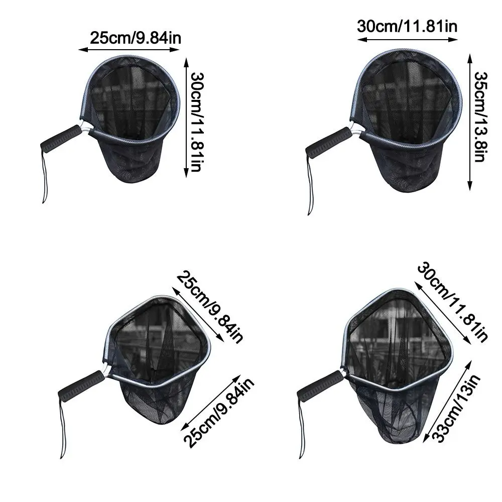Portable Aluminum Alloy Kayak Fishing Net Fishing Equipment Collapsible Trout Mesh Trout Net Landing fishing net,fishing landing net