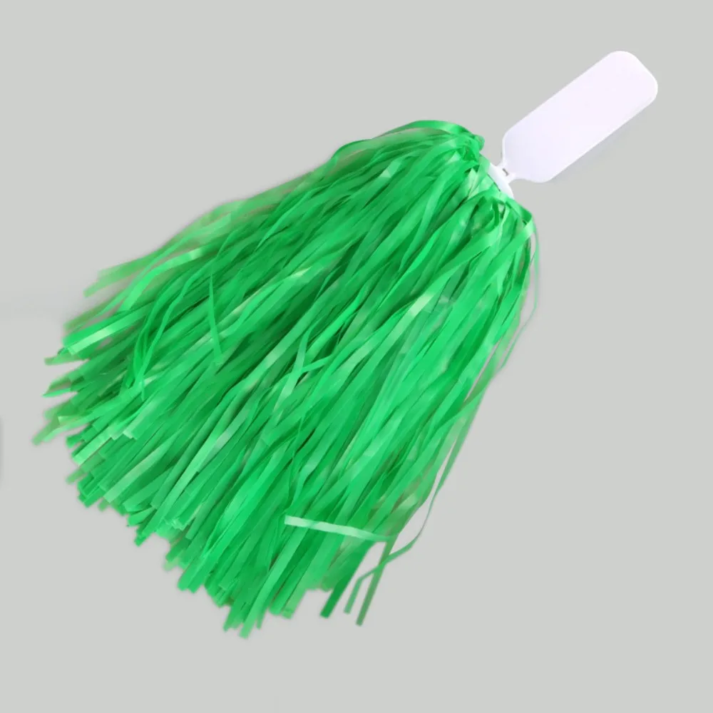 Matte Cheerleading Pom Poms Various Festive Occasions Sports Meets Cheerleading Cheering Ball Competition Venues PP Flat Handle For Cheerleading