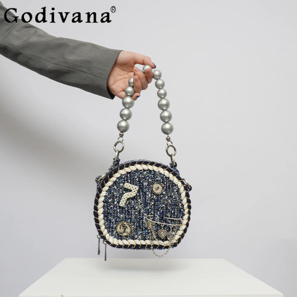 

Sweet Cute Princess Classic Style Chain round Cake Single Shoulder Crossbody Bags Handbag Casual Tote Bag