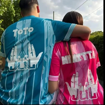 2025 JUL Maillot TOTO Et Ninetta Jersey Women Trendy Rap Culture Print T-shirts BreathShort Sleeved T-Shirt Women T-Shirt Jersey 1