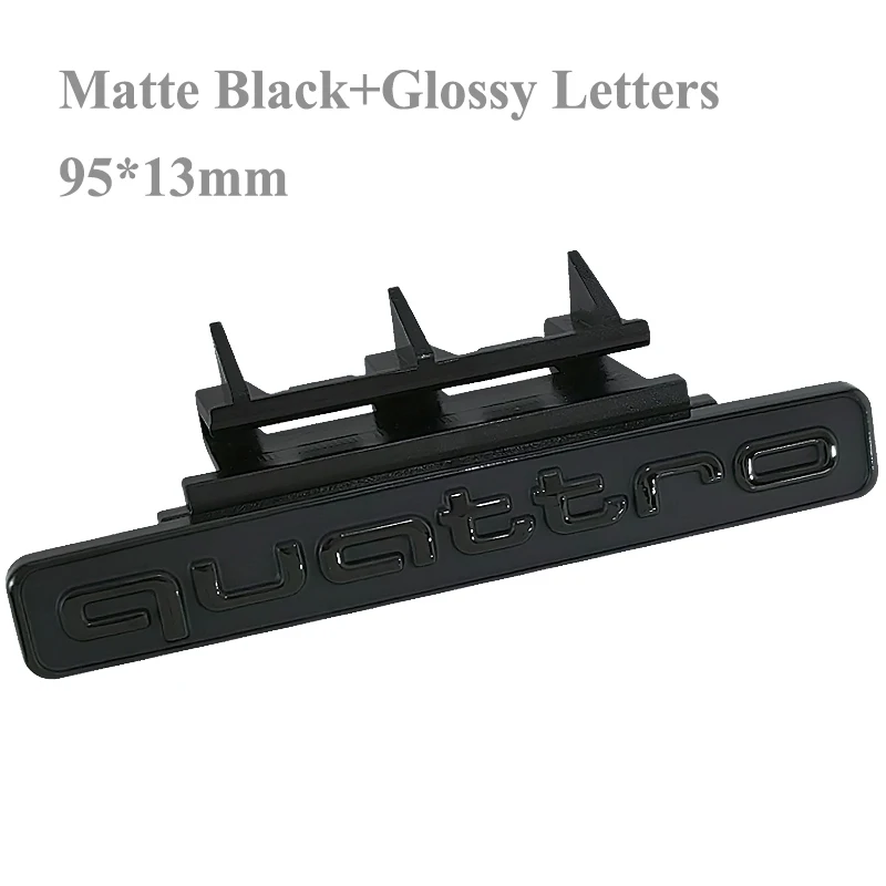 3d ABS Quattro Emblem Front Grill Abzeichen Audi Q5