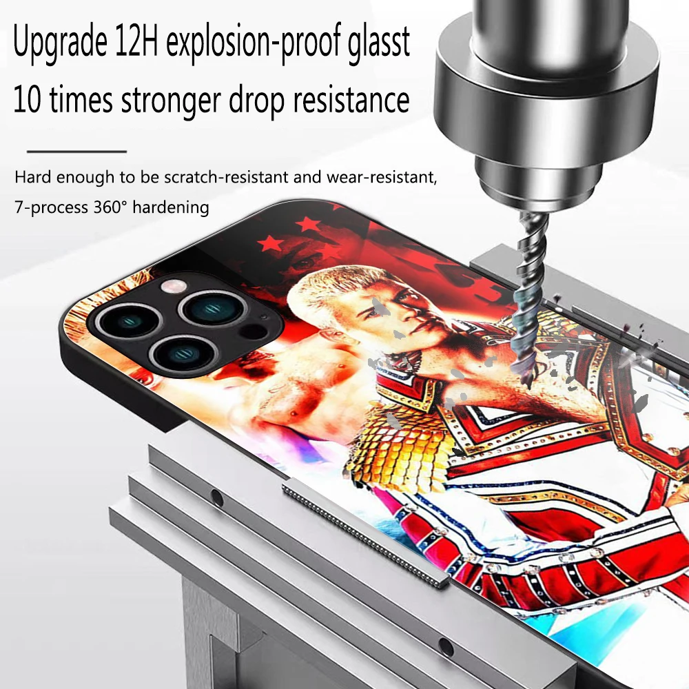 Custodia Per Telefono Di Lusso Royal Rumble Winner Per Iphone 14Pro 13 12 11 Pro 8 7 Plus X 14 Se Xr 12 13 Pro Mini Xs Max Cody Rhodes Cover