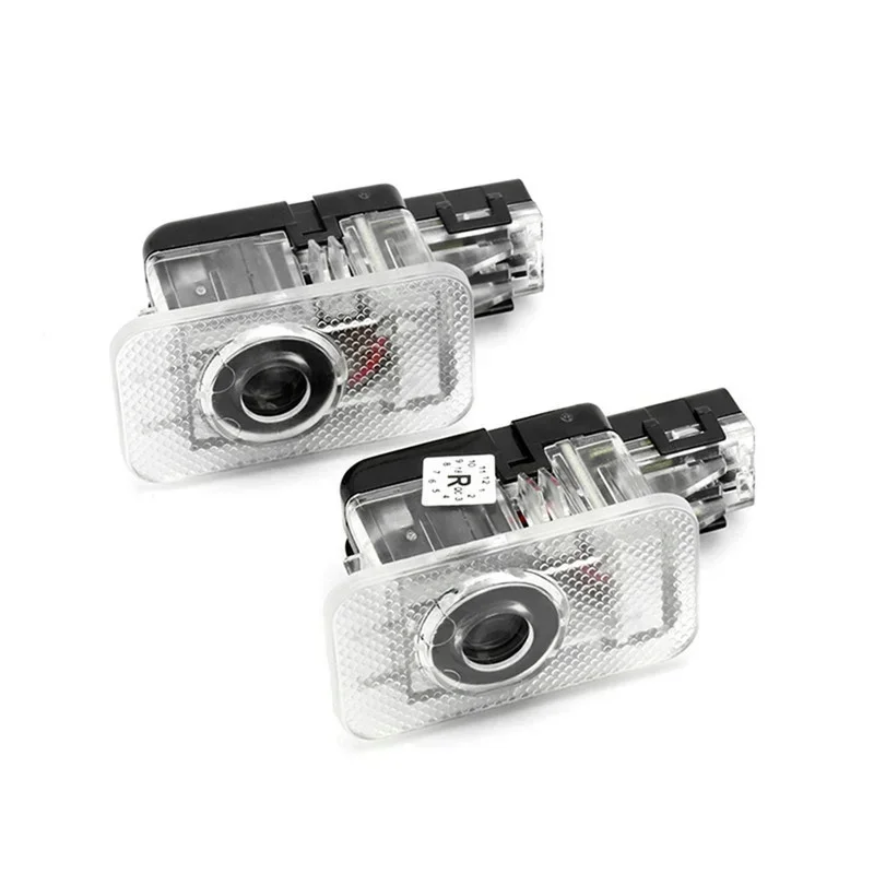 자동차 LED 웰컴 라이트 프로젝터, 볼보 XC60XC90S80S60L V60V40XC70S90 자동차 인테리어 장식 제품에 적합, 2 개, 4 개