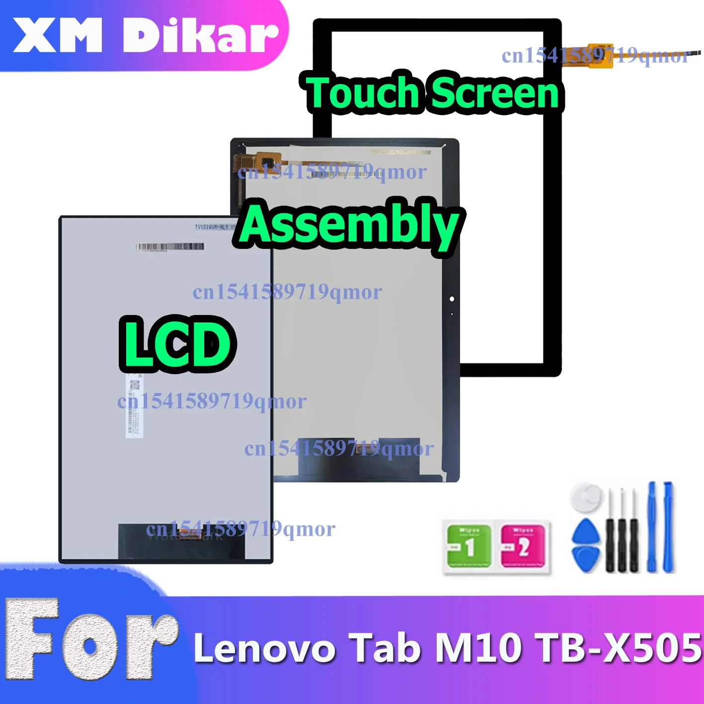 Bandeja Tarjeta SIM Y MicroSD Para Lenovo Tab M10 | Modelos TB-X505X, TB-X505L, TB-X505F | Color Blanco | Compatible Original