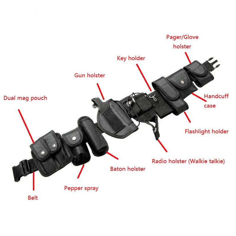 Holder Police Utility Belt Accessories חגורה של המשטרה Police