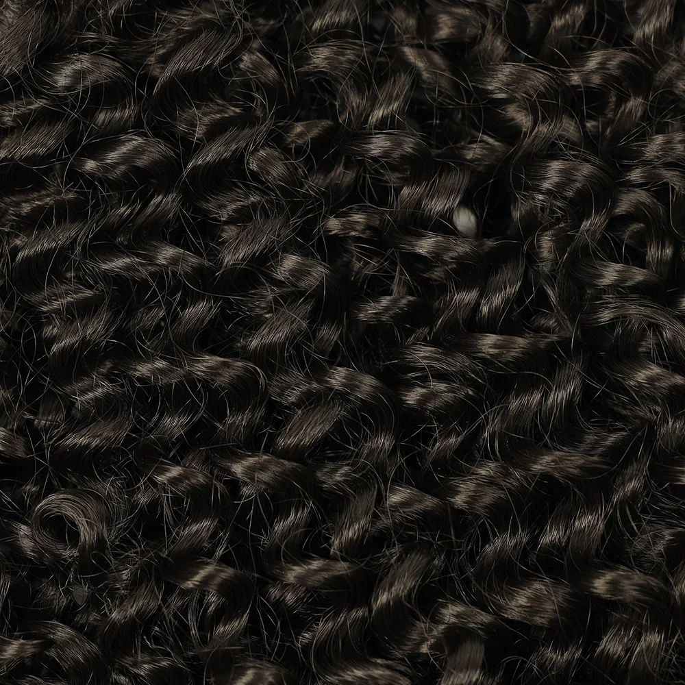 Synthetic Clip In Hair Extensions Kinky Curly Hair extensions for Women 26&rdquo; Super Long Corn Wave Full Head Fake Pieces hair extensions