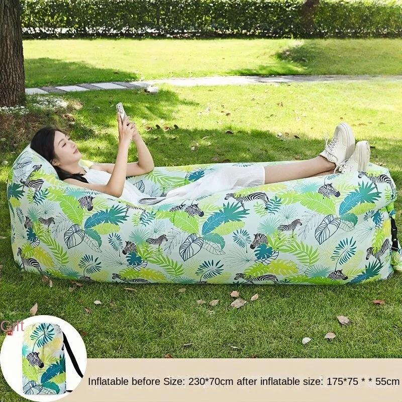 Air Bag Outdoor Air Lounger Pillow Inflatable Sofa Bed Outdoor