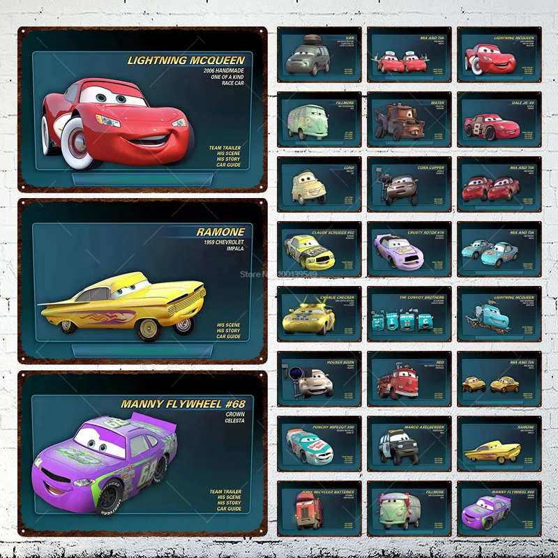 The Cars Movie Characters Names