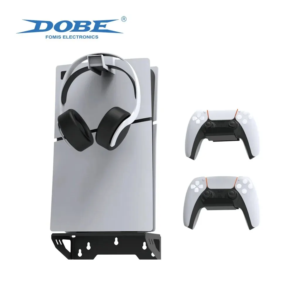For PS5 slim for PS5 console Holder universal wall Bracket mount game controller headphone storage hanger hook Metal Bracket