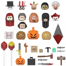 

Wm6101 Movie Building Bricks Stranger Things Joker Action Figure Pyramid Nurse Exorcist Jason Sam Single Toys for Children Gifts