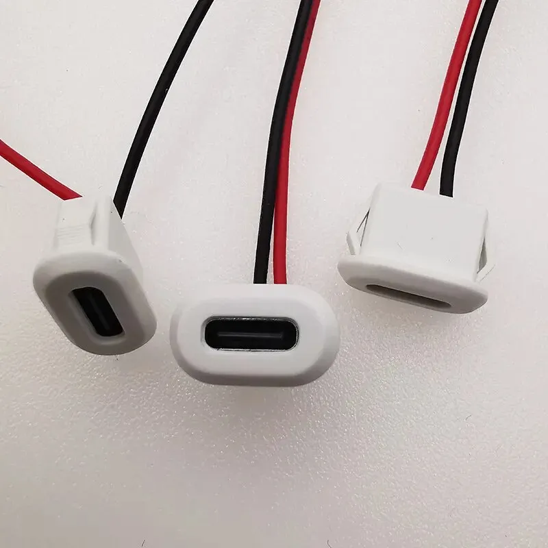 5PCS/10PCS USB 2.0 Direct Pressure Welded Wire Type Mother Lamp Toy Charging Port Table Lamp Precision Instrument Charging Port wire connector