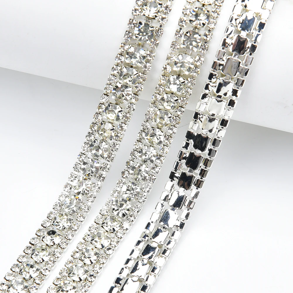 Catena Di Cristallo Diamante/Rhinestone Colorata Per Torte Base - Foto 12