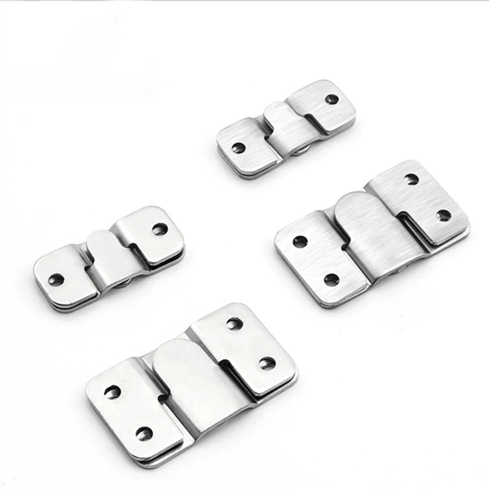 

1Pcs Headboard Wall Picture Hanger Display Hook Stainless Steel Interlocking Flush Mount Bracket Painting Photo Frame Hardware