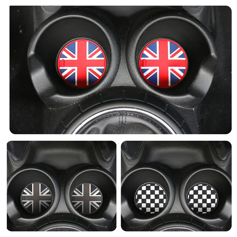 Anti-Slip Cup Mat 70mm 1Pcs for Mini Countryman R60 WRC John Cooper Works LCI Cup Holder Mat Shockproof Silica Gel Pad