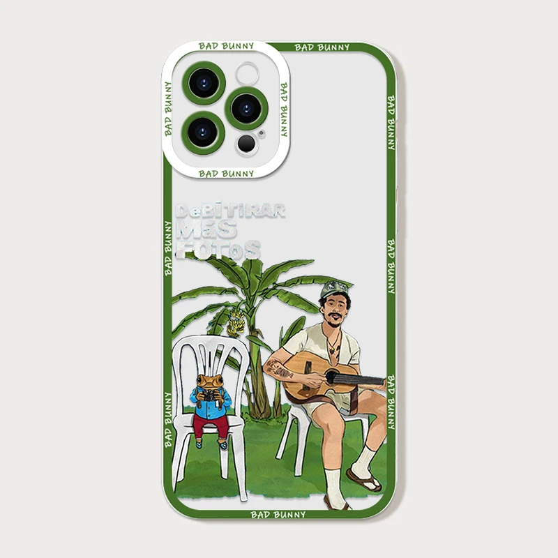 Bad Bunny DTMF Clear Phone Case - Enhanced Protection & Stylish Design