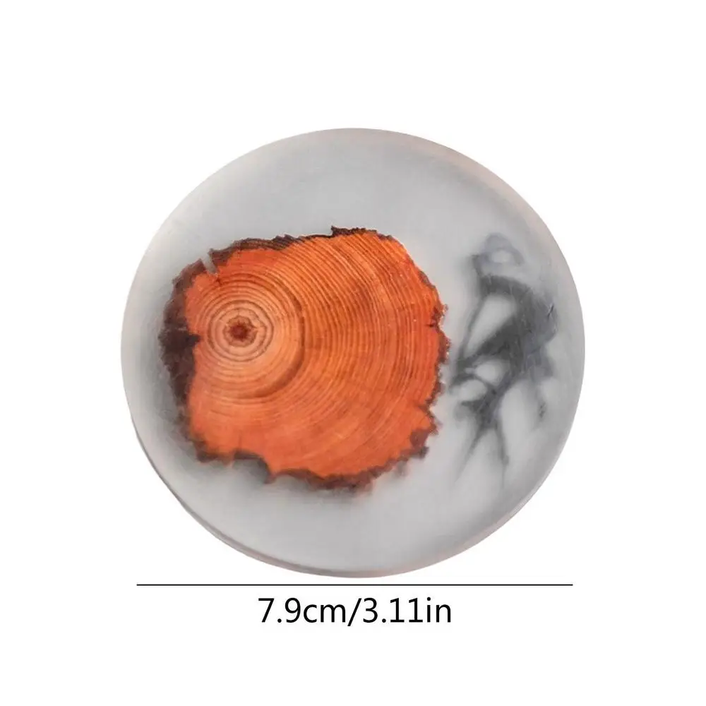 Description Picture 2 of itemCreative Resin Pine Coasters Heat-resistant Placemats Drink Mat Tea Coffee Cup Pad Waterproof Non-slip Table Decor Tableware Pad